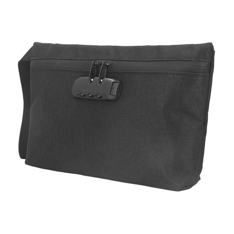 Smell Proof Bags with Lock, Smell Proof Bag with Combination Lock Carbon Lined Odor Proof Pouch Designed to Store and Preserve All Your Accessories for Travel Storage Black