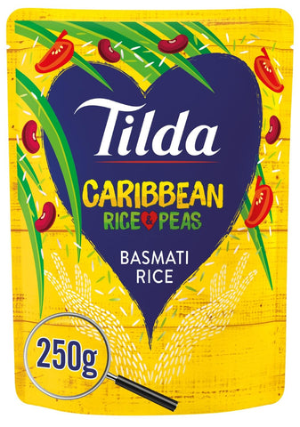 Tilda Microwave Caribbean Rice & Peas Basmati, 250g