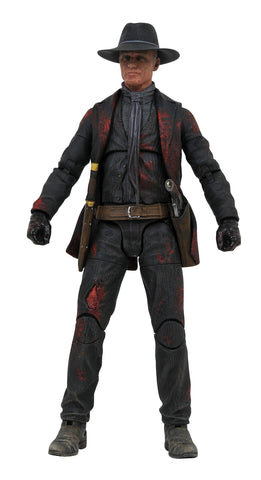 DIAMOND SELECT TOYS Westworld: The Man in Black Battle-Damaged Action Figure, Multicolor