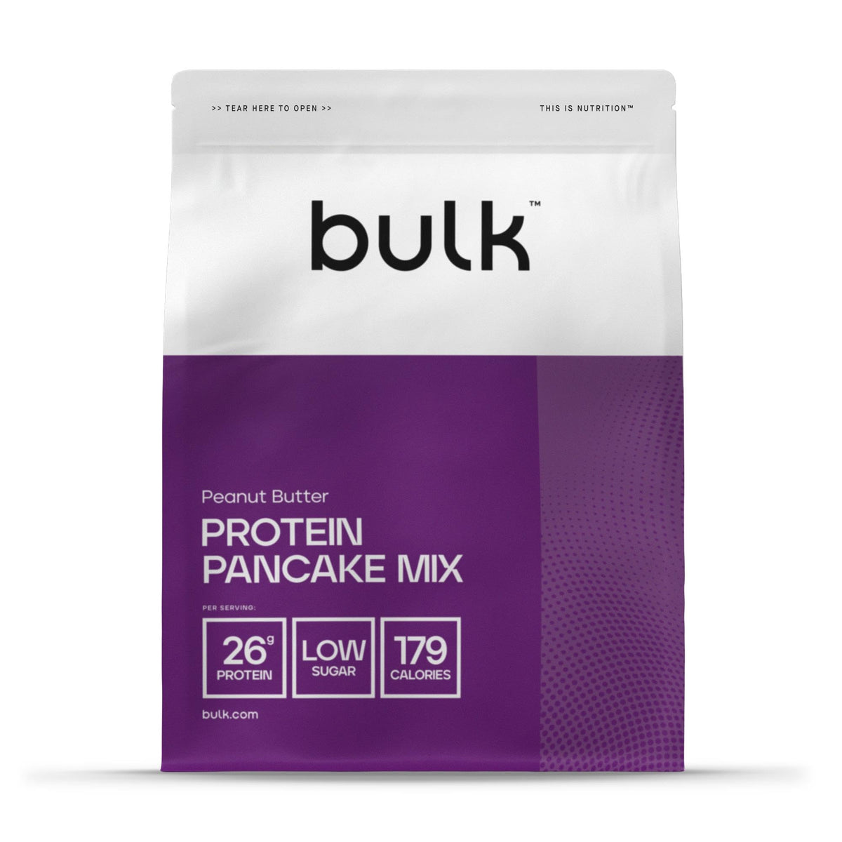 Bulk Hight Protein Pancake Mix, Peanut Butter, 1 kg, 10 Servings, Packaging May Vary
