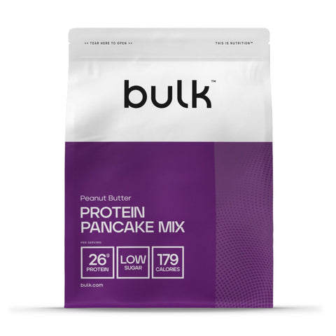 Bulk Hight Protein Pancake Mix, Peanut Butter, 1 kg, 10 Servings, Packaging May Vary