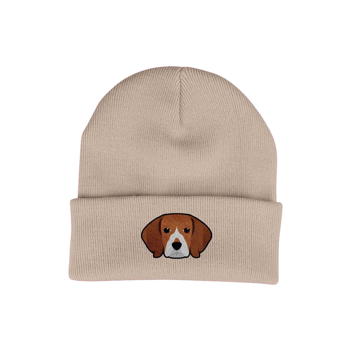 Bang Tidy Clothing Beagle Beanie Hat - Dog Lovers Gifts for Women - Winter Hats for Women - Knitted Wooly Ladies Hats - Dog Walking Accessories - Embroidered Gifts for Dog Lovers