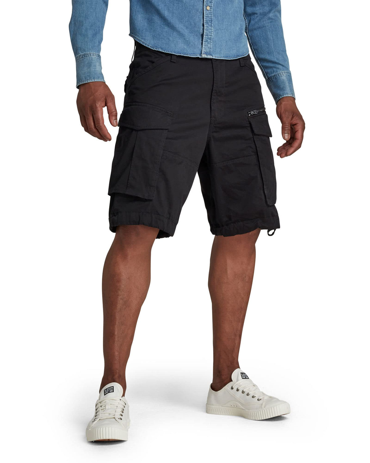 G-STAR RAW Men's Rovic Relaxed Short, Black (black D08566-5126-990), 36