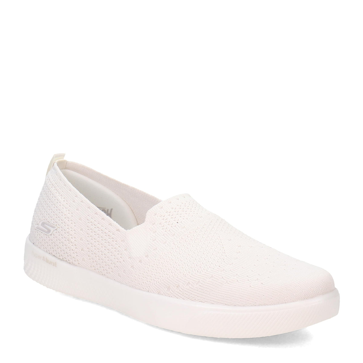 Skechers Women's Hyper Vulc-Refined Sneaker, White, 5