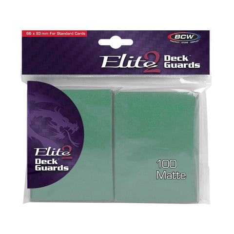 BCW Elite 2 Matte Card Sleeves (Seafoam)