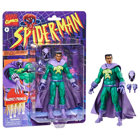 SPIDER-MAN Marvel Legends Series Marvelâ€™s Prowler, The Animated Series 15-cm Action Figure