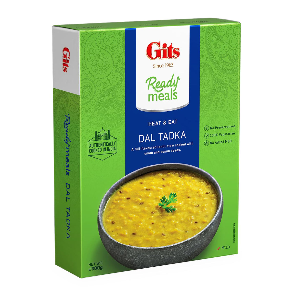 Gits Ready Meals, Dal Tadka, 10.5 Ounce