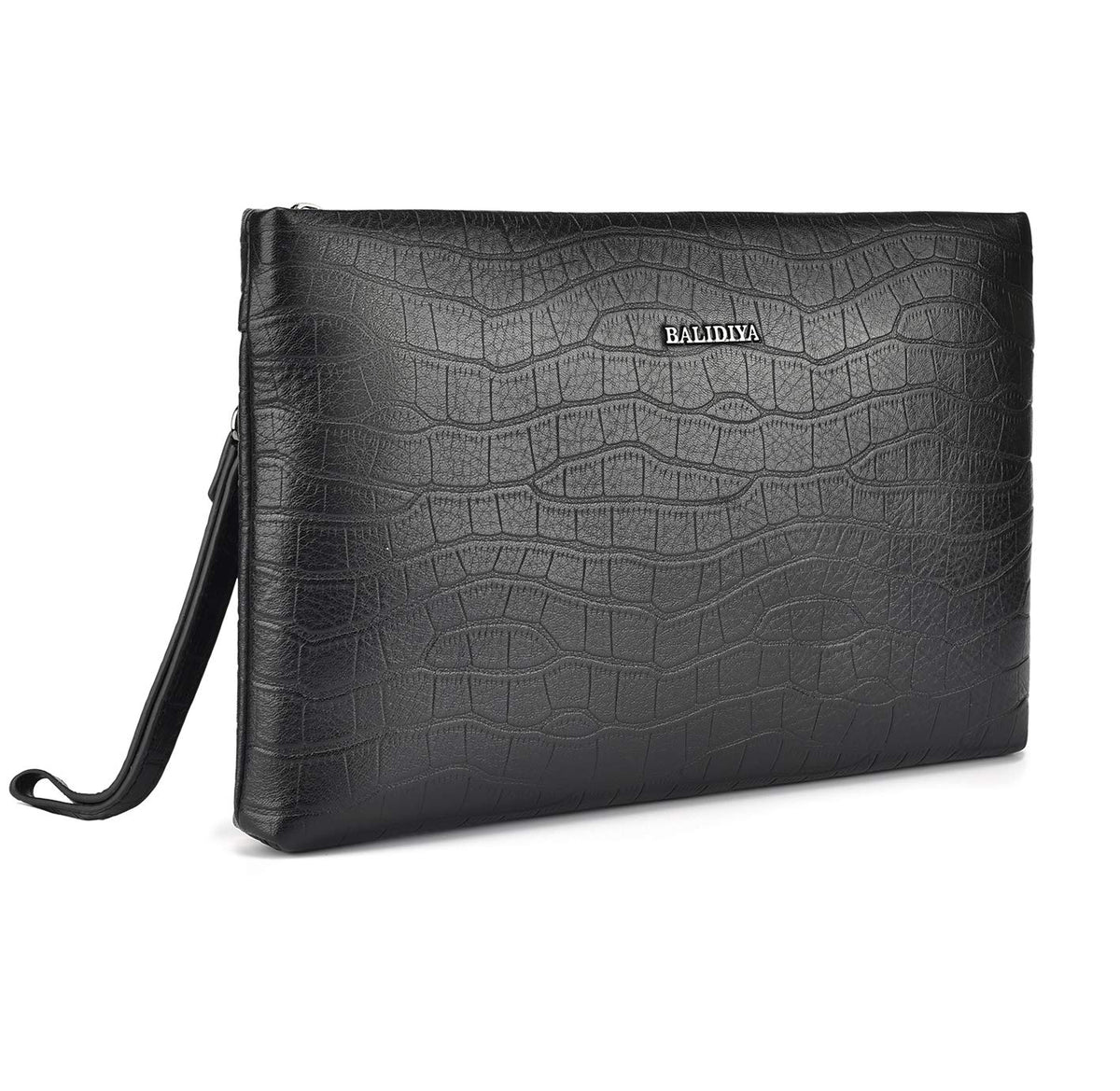 Balidiya Men Clutch Bags Genuine Leather Purse Wallet Large Capacity Business Card Organizer Purse 1-HÃ¢â‚¬Â¦