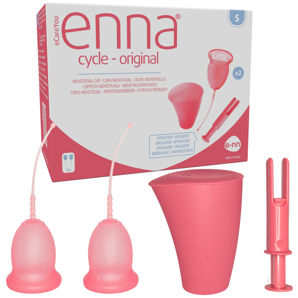 Enna Cycle Cup | Twin Pack - Small | 1 X Single