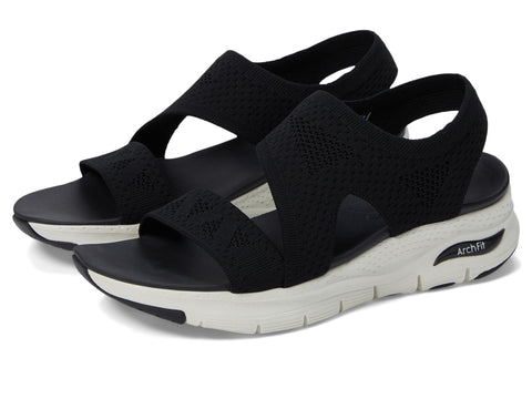 Skechers Arch Fit - Brightest Day Black 8 B (M)
