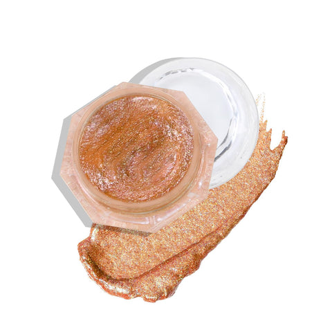 Apooliy Metallics Eyeshadow Cream Eye Shadow with High Pigmented, Glitter & Glow Makeup Liquid for Face luminizers
