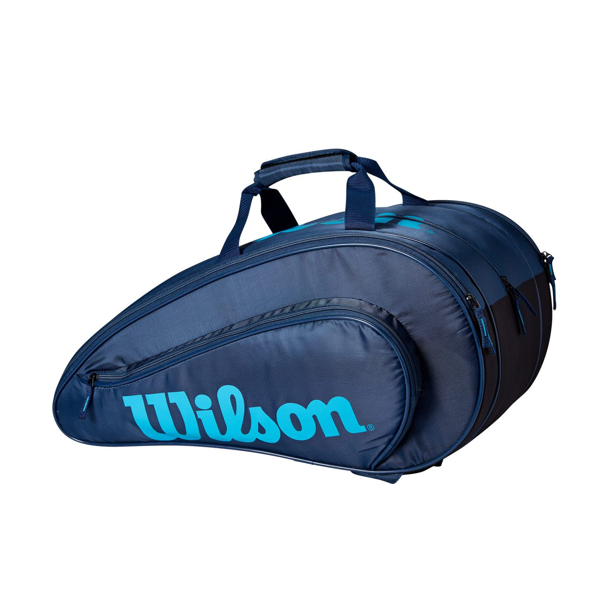 Wilson Padel-Case Rak Pak, For up to 6 Rackets, Navy-Blue/Blue, WR8901701001