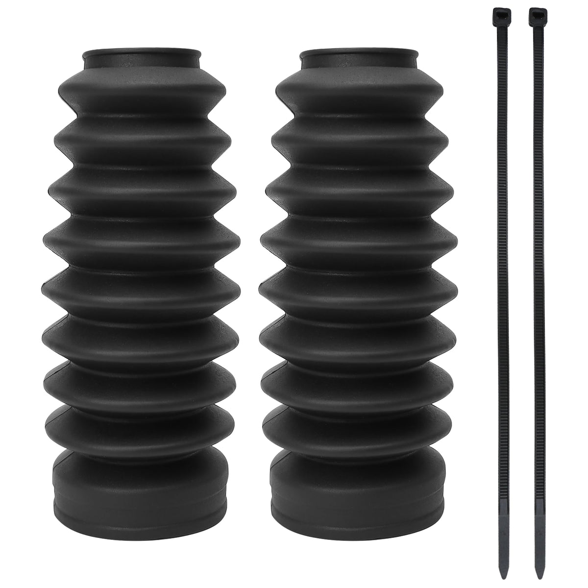 Motorcycle Front Fork Gaiter Boots for Honda Rebel, Shock Cushion Absorber Rubber Suspension Cover Gaiters Air Baffle Dust Guard for Dirt Bike 500 300 Exhaust CMX500 CMX300 2017-2024 Accessories