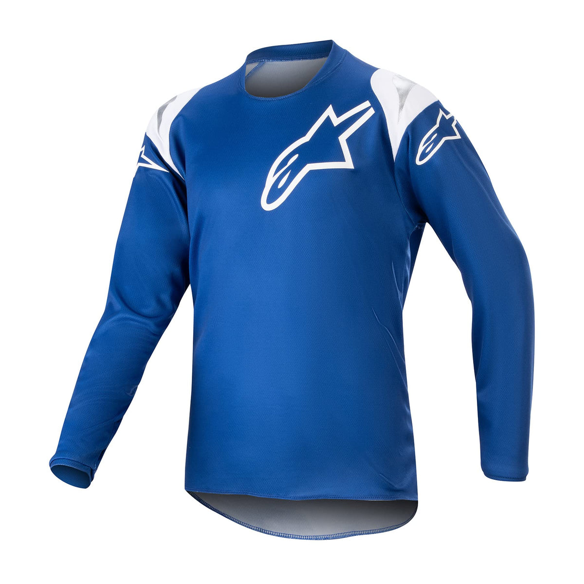 Alpinestars 2023 Racer Narin Youth MX Jersey - Blue Ray White Medium