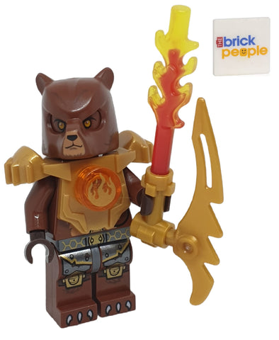 LEGO Legends of Chima: Bulkar Minfig with Flame Blade Weapon