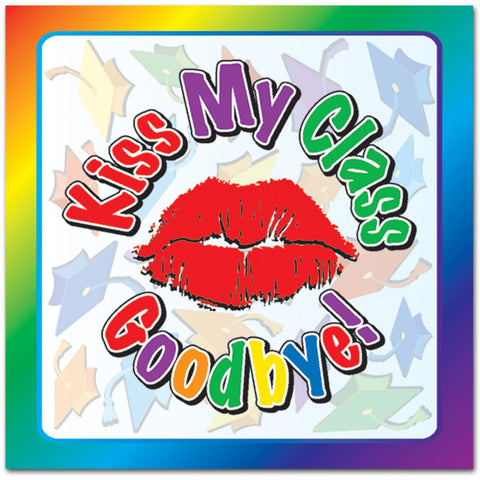 Kiss My Class Goodbye Luncheon Napkins (3-Ply) Party Accessory (1 count) (16/Pkg)