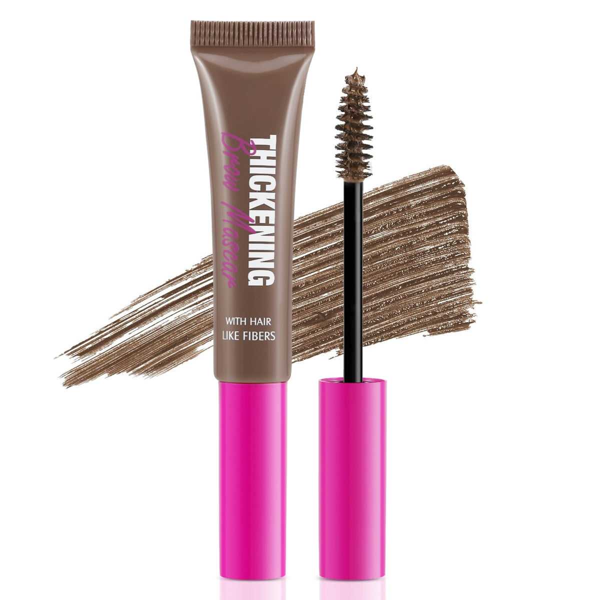 Boobeen Waterproof Eyebrow Mascara, Brow Gel, Volumizing and Thickening Eyebrow Mascara for Long-Lasting & Natural-Looking Eyebrows