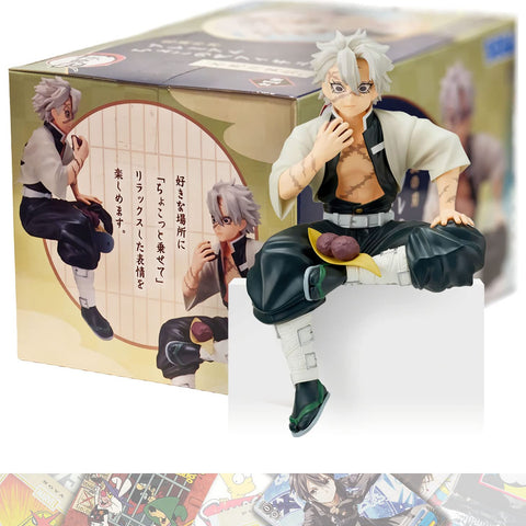 Sanemi Shinazugawa: 15cm Premium Perching Statue Figurine Bundled with 1 A.C.G. Compatible Theme Trading Card (0195446)