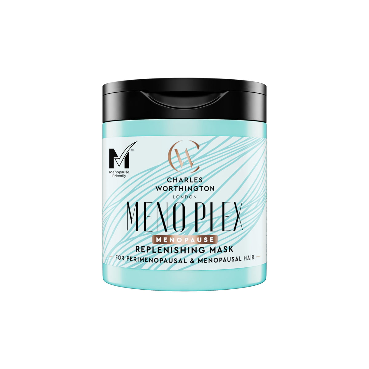 Charles Worthington MenoPlex Menopause Replenishing Mask, Deep Conditioner for Dull Dry Hair, Moisturising Hair Mask for Menopausal Hair, 150ml