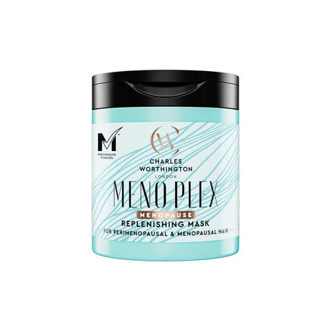 Charles Worthington MenoPlex Menopause Replenishing Mask, Deep Conditioner for Dull Dry Hair, Moisturising Hair Mask for Menopausal Hair, 150ml