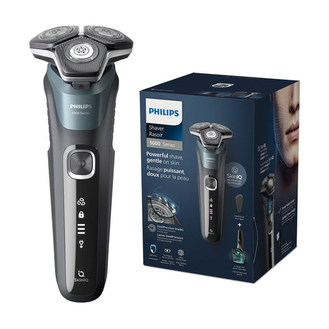 Philips Shaver Series 5000, Wet & Dry Electric Shaver with Cable-free Quick Clean Pod, S5882/50