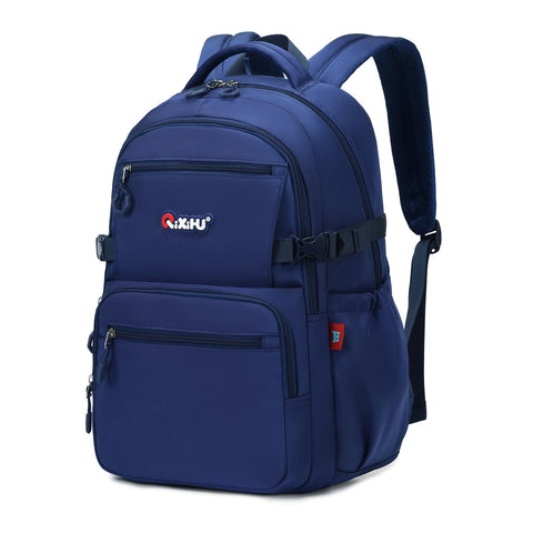 Kids Backpack for Girls Boys, 16'' School Backpack for Teenage Casual Bookbag School Bag for Primary Elementary Middle High School, Fits Age 6-14, Blue