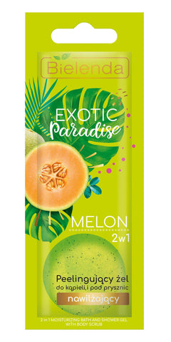 Exotic Paradise 2-in-1 Exfoliating Bath and Shower Gel Melon 25 g