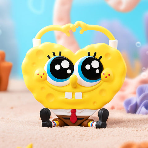 POP MART Spongebob Squarepants Daily Quirks Series Figures, Spongebob Blind Box Figures, Random Design Action Figures Collectible Toys Home Decorations, Holiday Birthday Gifts, Single Box