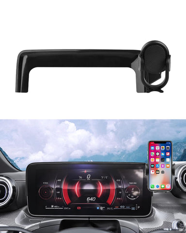 Autorder Car Phone Holder for 2022-2024 Mercedes Benz C-Class/2023 2024 GLC Accessories Phone Mount Screen Cell Phone Automobile Cradles Hands-Free 360 Degree Rotation