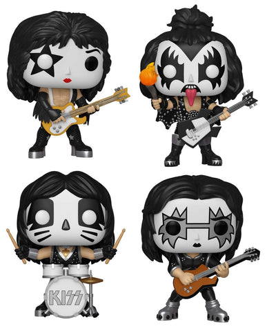 Funko Pop! Rocks: KISS Collectible Vinyl Figures, 3.75" (Set of 4)