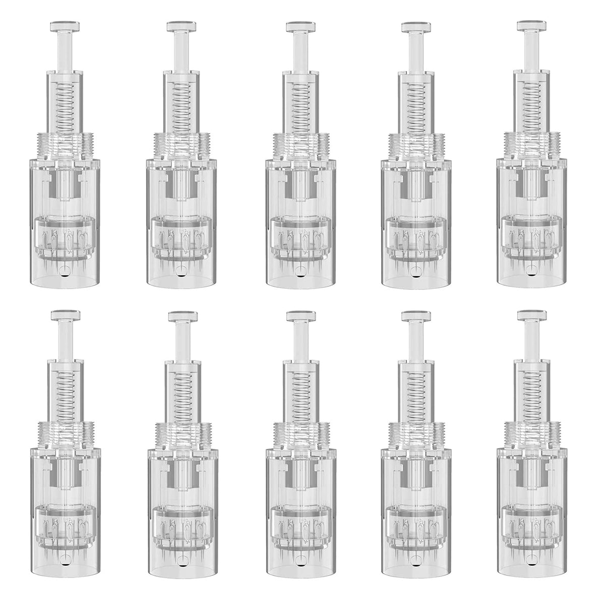 PIPM Dermapen Needles for Microneedling Pen Machine, 10pcs Needles (10pcs 12 Pin) DEJ114-12