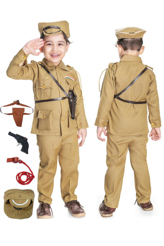 NEW GEN Boom Boys Festive Full Sleev Dress for 1-2 Years Boys Brown
