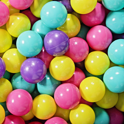 MEOWBABY 200 ÃƒÆ’Ã†â€™Ãƒâ€ Ã¢â‚¬â„¢ÃƒÆ’Ã¢â‚¬Â ÃƒÂ¢Ã¢â€šÂ¬Ã¢â€žÂ¢ÃƒÆ’Ã†â€™ÃƒÂ¢Ã¢â€šÂ¬Ã…Â¡ÃƒÆ’Ã¢â‚¬Å¡Ãƒâ€šÃ‚Â¸ 7cm Balls For Ball Pit Children Ball Pool Plastic Balls Made in EU Turquoise/Lila/Dark Pink/Lemon