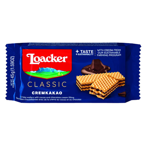 Loacker Cremkakao Wafer, 45 g