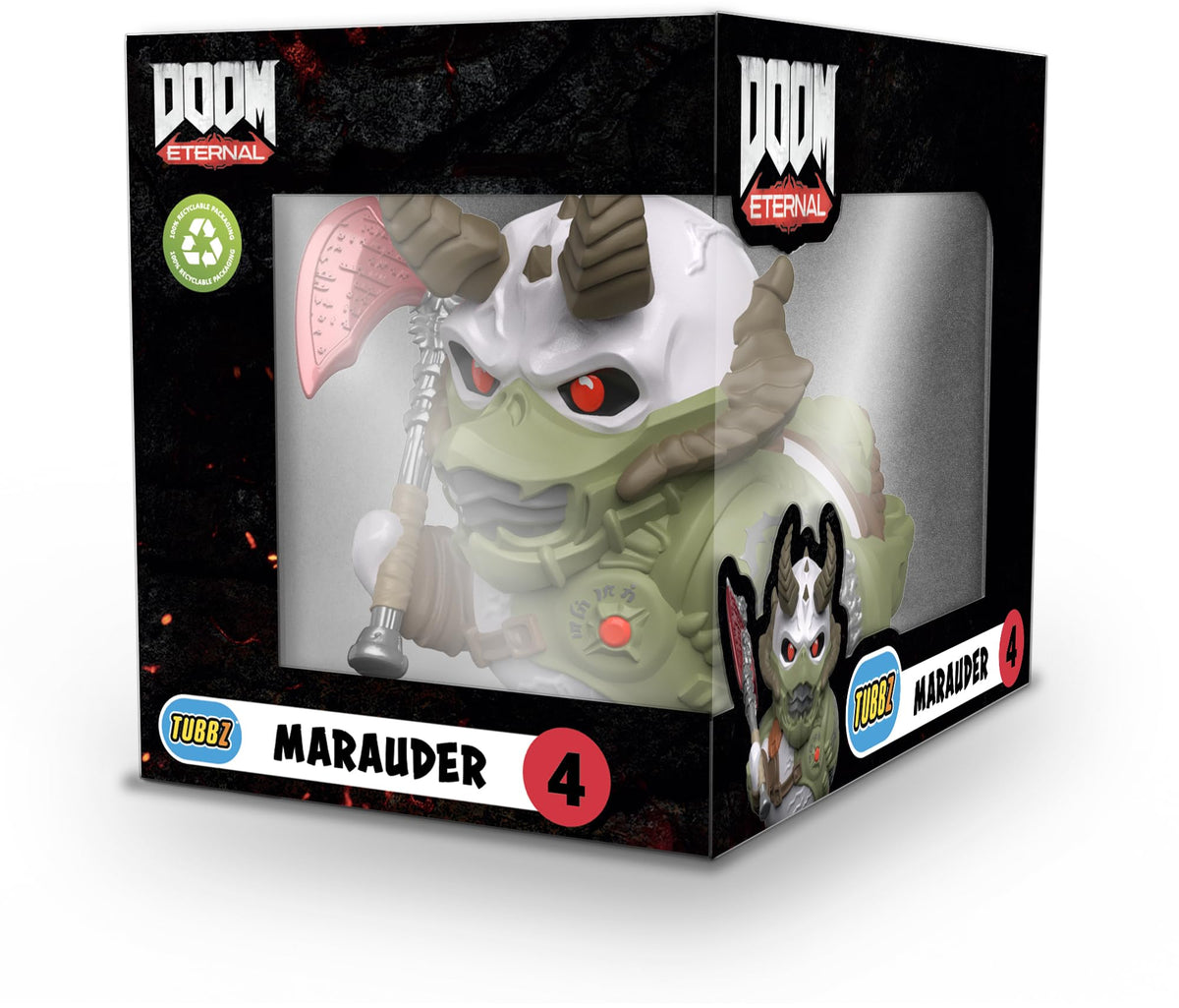 TUBBZ Boxed Edition Marauder Collectible Vinyl Rubber Duck Figure - Official DOOM Merchandise - TV, Movies & Video Games