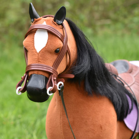 Sophia's 18" Doll 5 pc. Brown Horse and Riding Set with Saddle, Bridle, Blanket and Brush