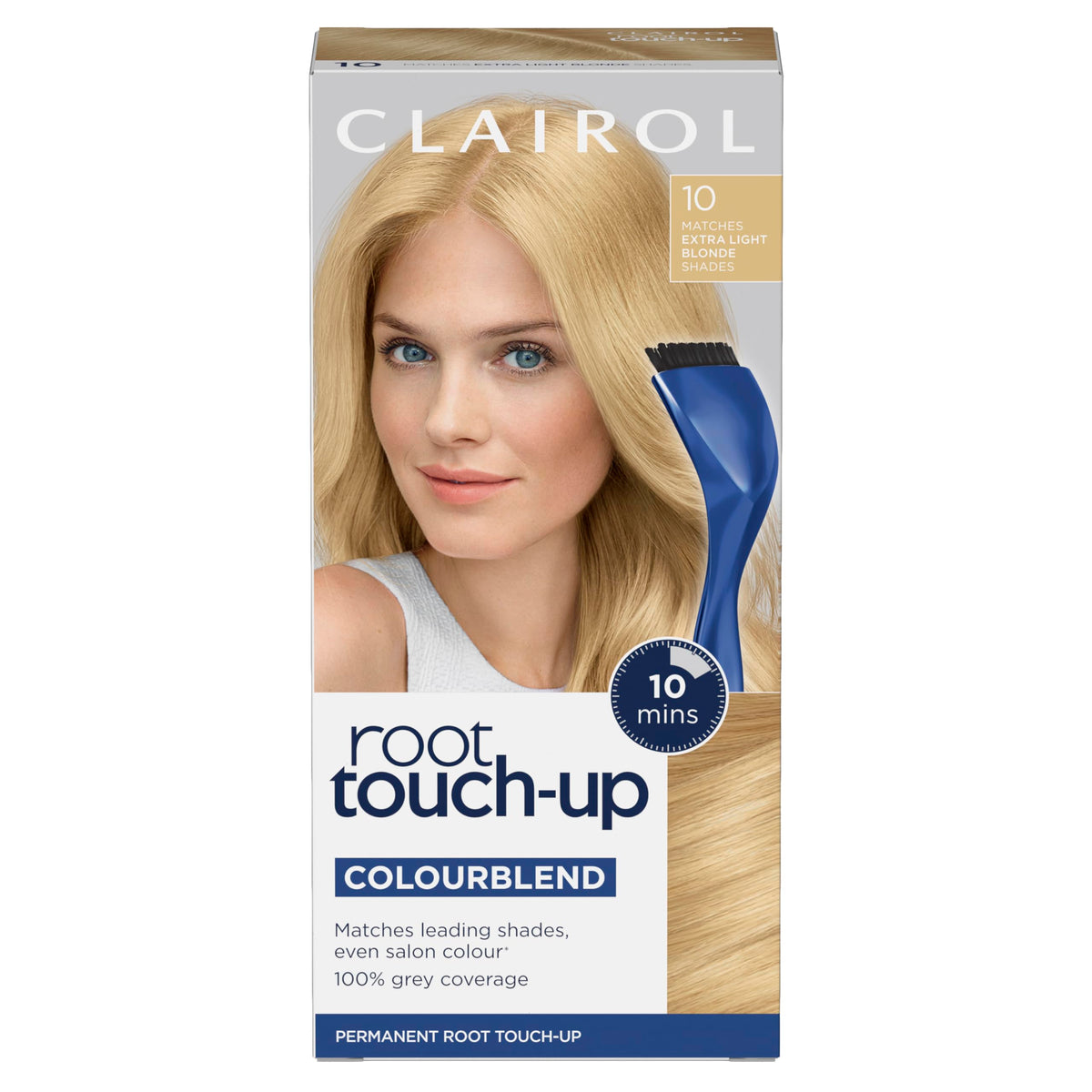Clairol Root Touch-Up Permanent Hair Dye, 10 Extra Light Blonde