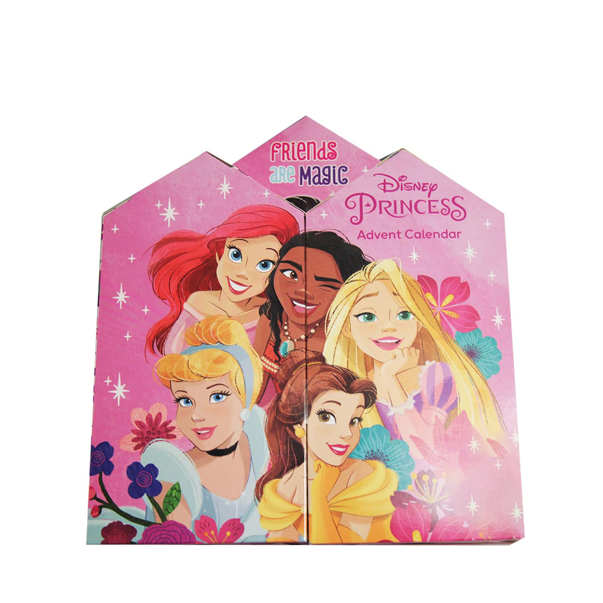 Disney Princess Advent Calendar Girls Jewellery Accessories Filled with Beauty Gifts Christmas Countdown Fun Kids Festive Gift Set