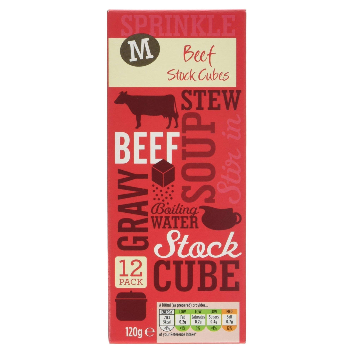 Morrisons Beef Stock Cubes 120g