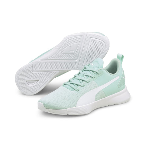 Puma Women's Flyer Runner Running Shoe, Femme Eggshell Blue-White, 8