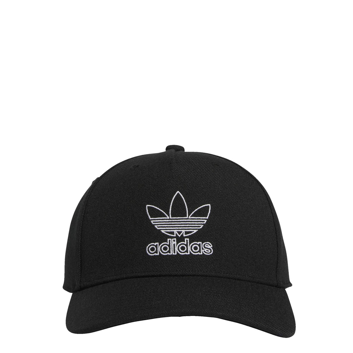 adidas Originals Men's Originals Dart Precurve Snapback, Black/White, One Size
