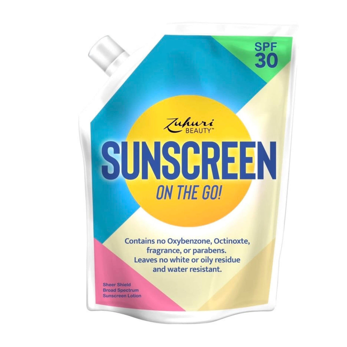 Zuhuri Beauty Broad Spectrum Sunscreen Lotion for Face and Body SPF 30 and SPF 50