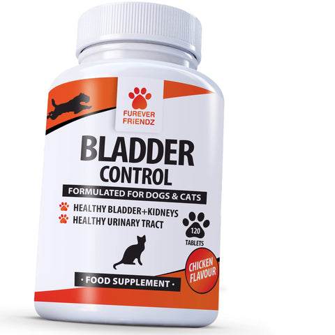 Bladder & Kidney Support Supplement for Dogs & Cats - 120 Tablets - Helps with Good Urinary Tract Health - With Cranberry & D-Mannose â€¢ Furever Friendz