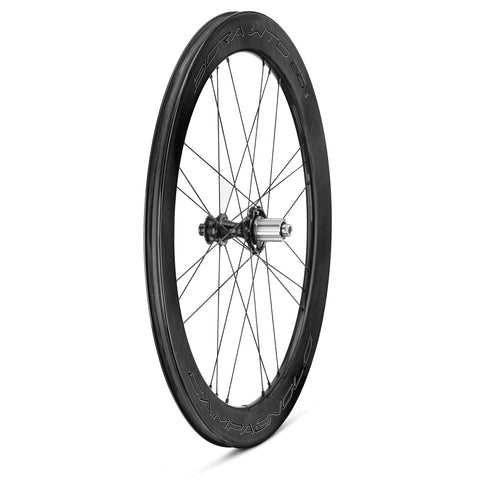 Campagnolo Bora WTO 60 Disc Brake 2-Way Fit Tubeless Rear Wheel, Dark Label, Campagnolo Freehub