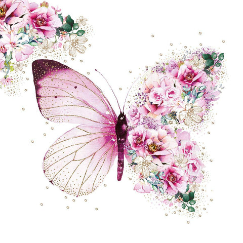 Servietten Tiere 20er Pack Napkin Fairytale Butterfly, 3-Ply, 33 x 33 cm, Colourful Paper