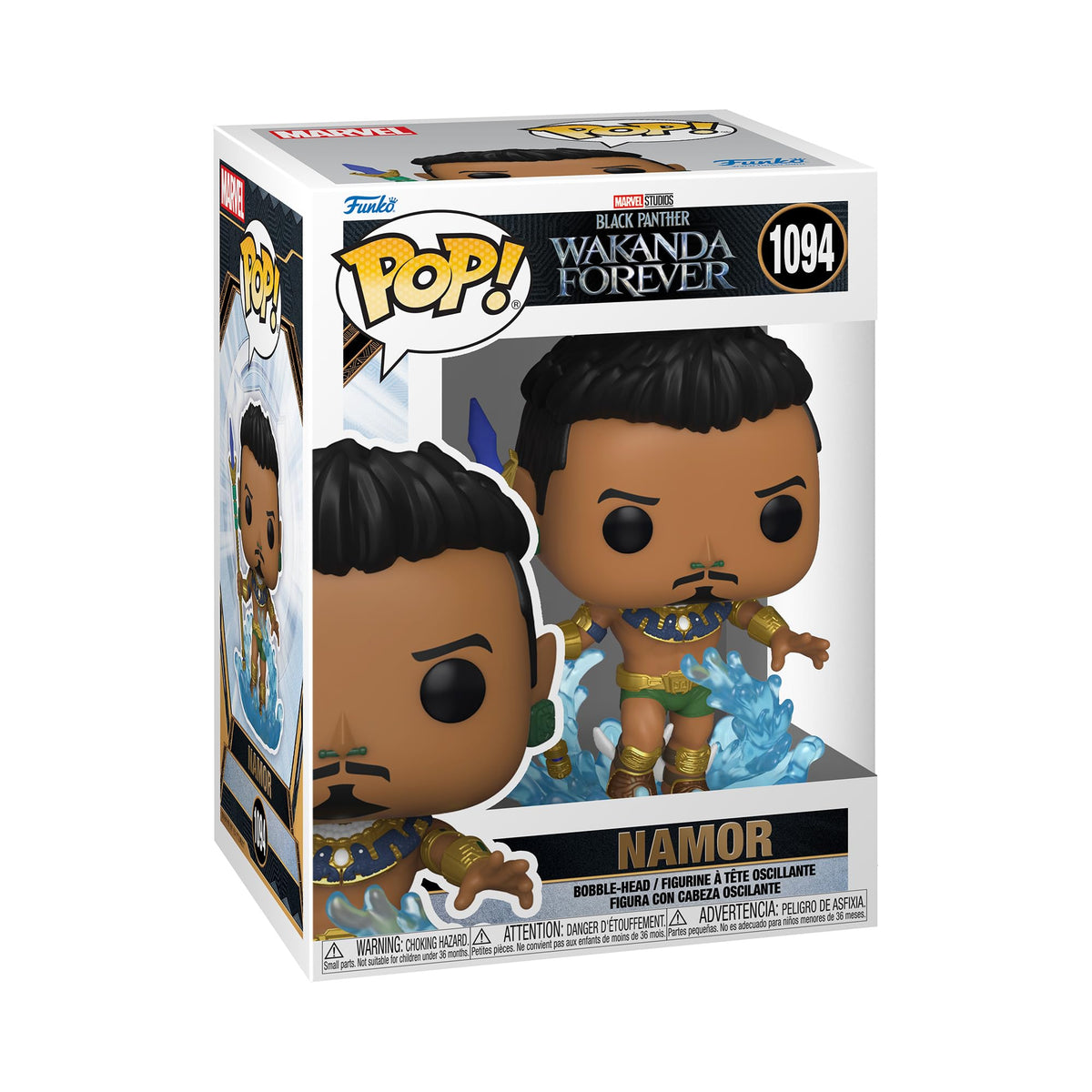 Funko Pop! Marvel: Black Panther: Wakanda Forever - Namor, Multicolor