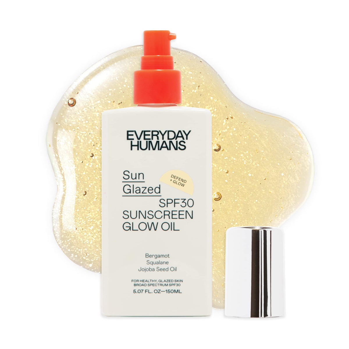 Everyday Humans SPF30 Sunscreen Glow Oil (5.1 Fl Oz (Pack of 1), 5.1, Fl Oz)