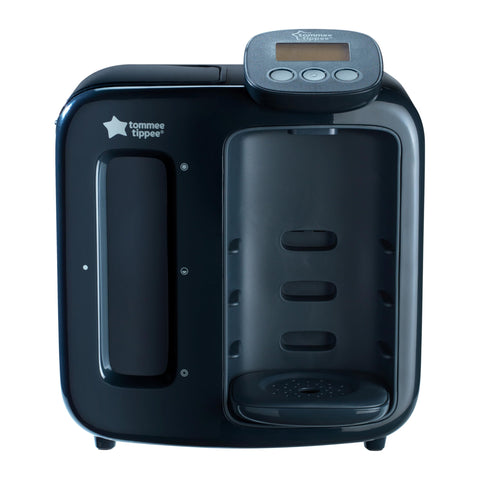 Tommee Tippee Perfect Prep Day & Night, Baby Bottle Maker Machine with Digital Display and Adjustable Volume, Black