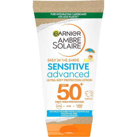 Garnier Ambre Solaire Baby in the Shade Ultra-Soft Sun Cream SPF50 50ml, Travel friendly