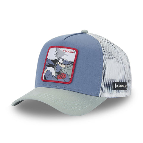 Capslab Kakashi Naruto Shippuden Blue Adjustable Trucker Cap